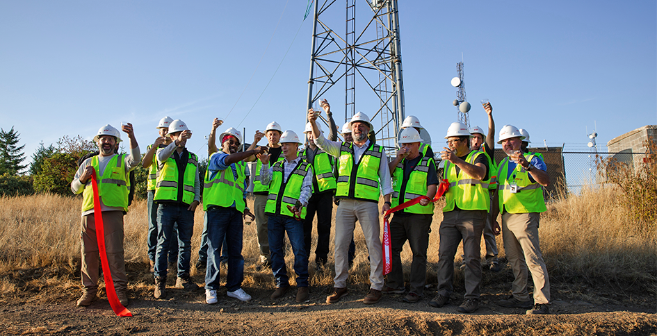 Ribbon cutting tower 150