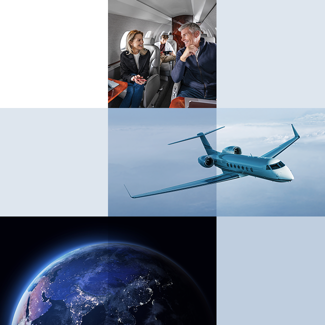 Nine tile image hero for Global Solution page