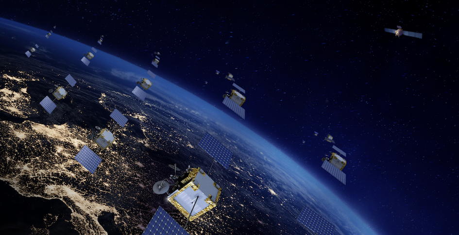 eutelsat satellites over earth