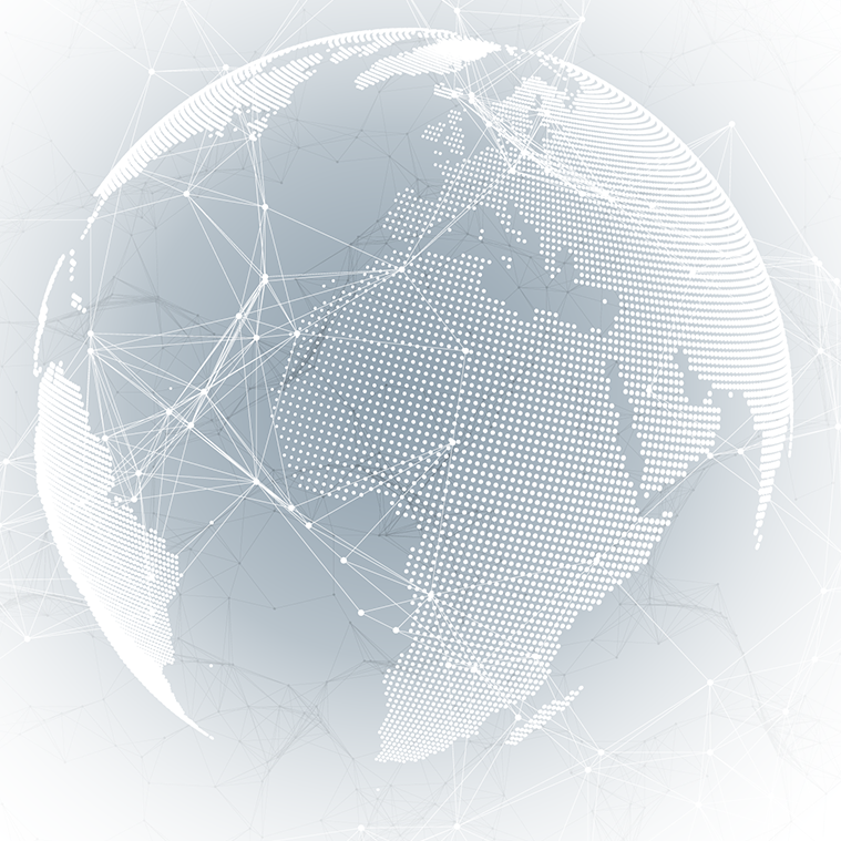 ilustração de rede global