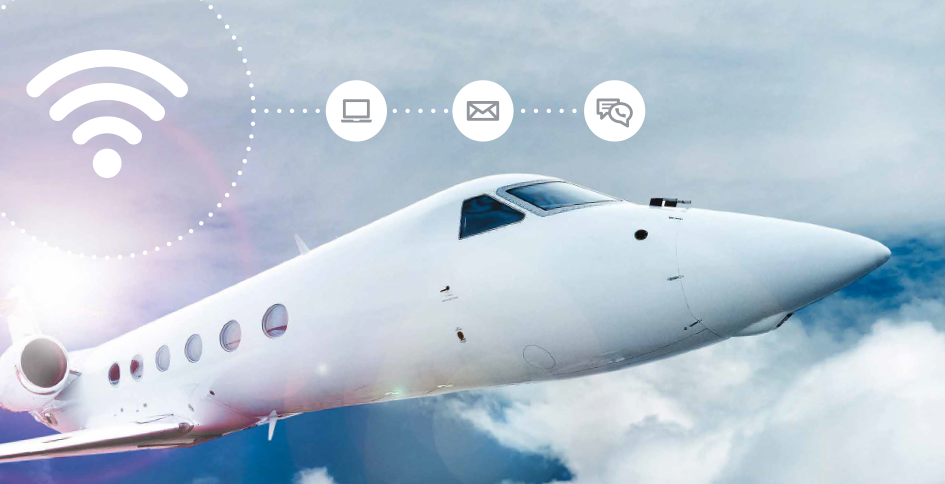 White plane up close