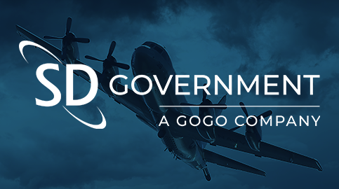 SDGov plane flying in clouds