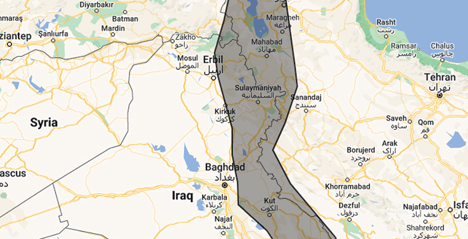 GPS spoofing map