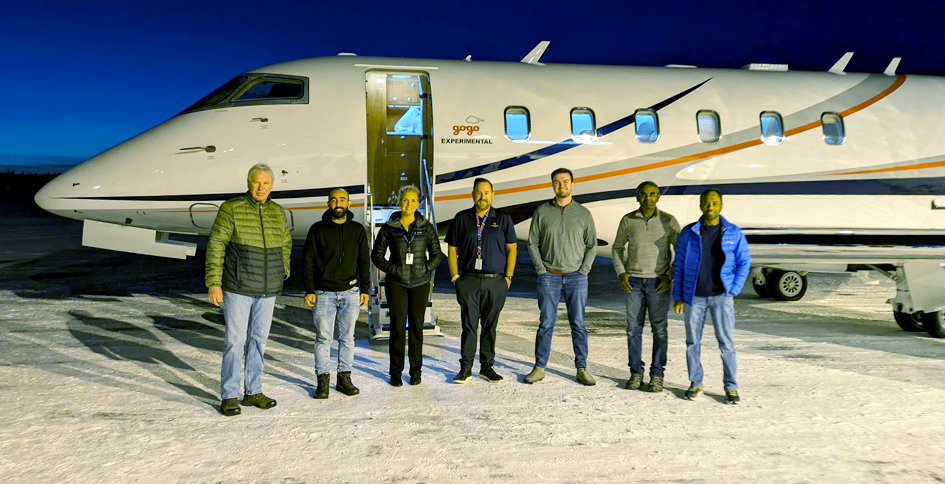 Gogo Engineering Team Flight Testing Gogo Galileo HDX In Alaska